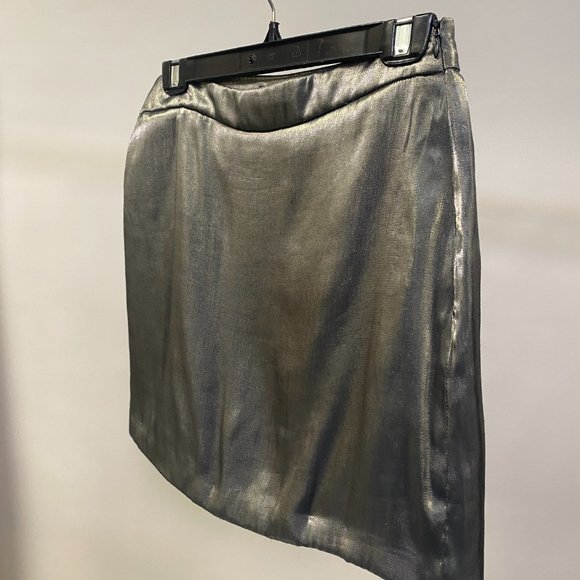 METALLIC 2 PIECE BLAZER & SKIRT SET - Picture 4 of 4